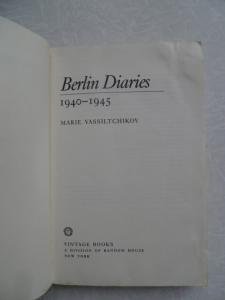 Berlin Diaries, 1940-1945.
